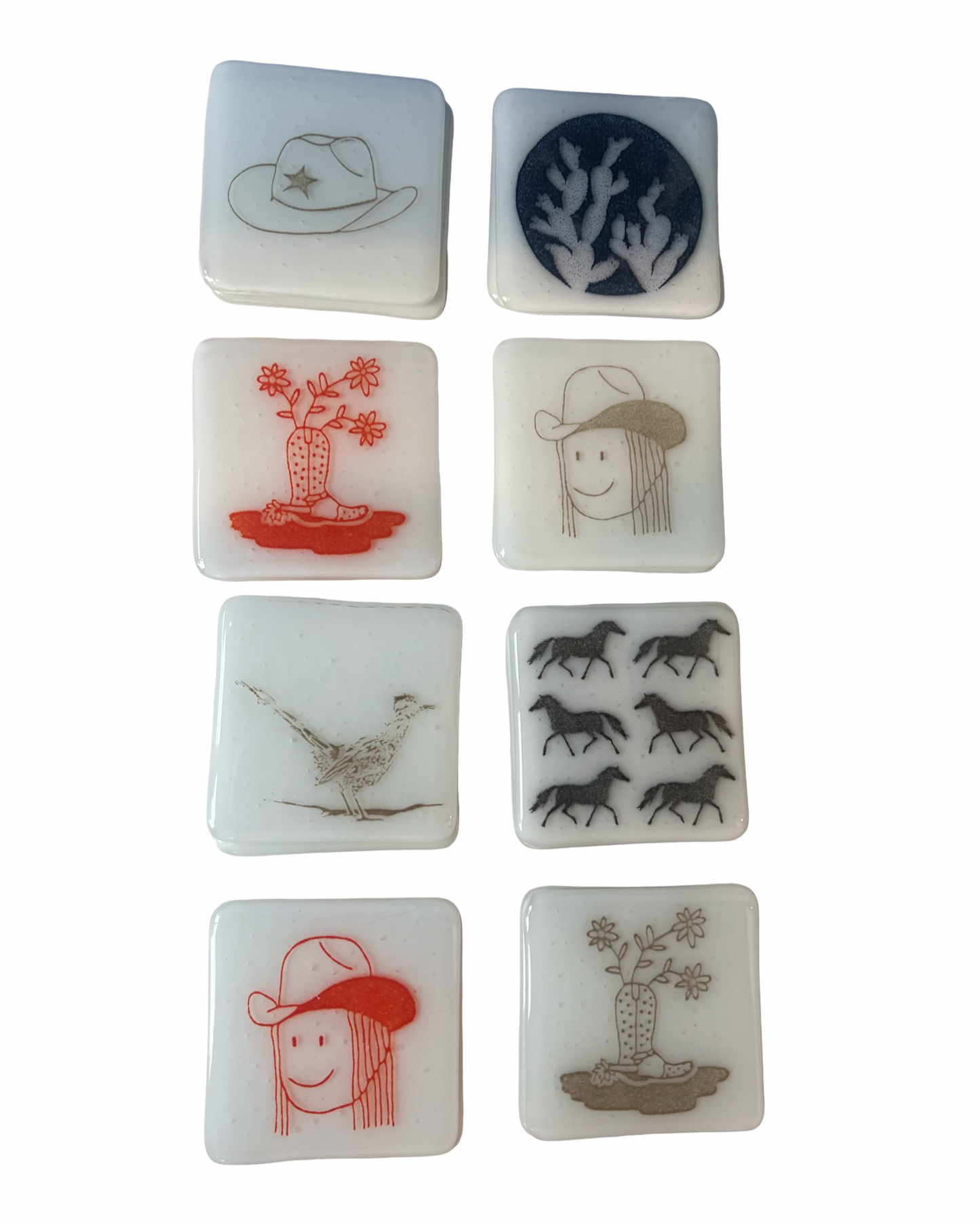 Flowering Boot Coasters