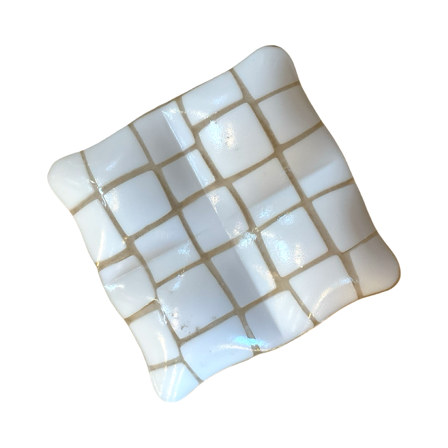 Rippled Mosaic Jewelry Dish