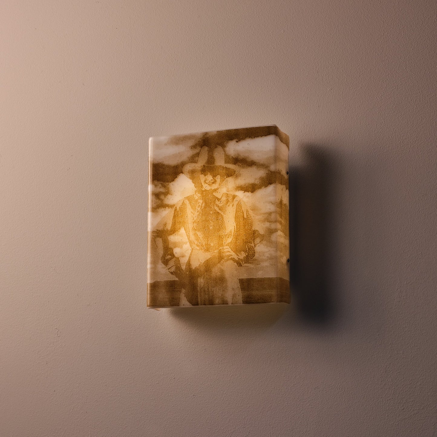 Cowgirl Flush Mount Sconce