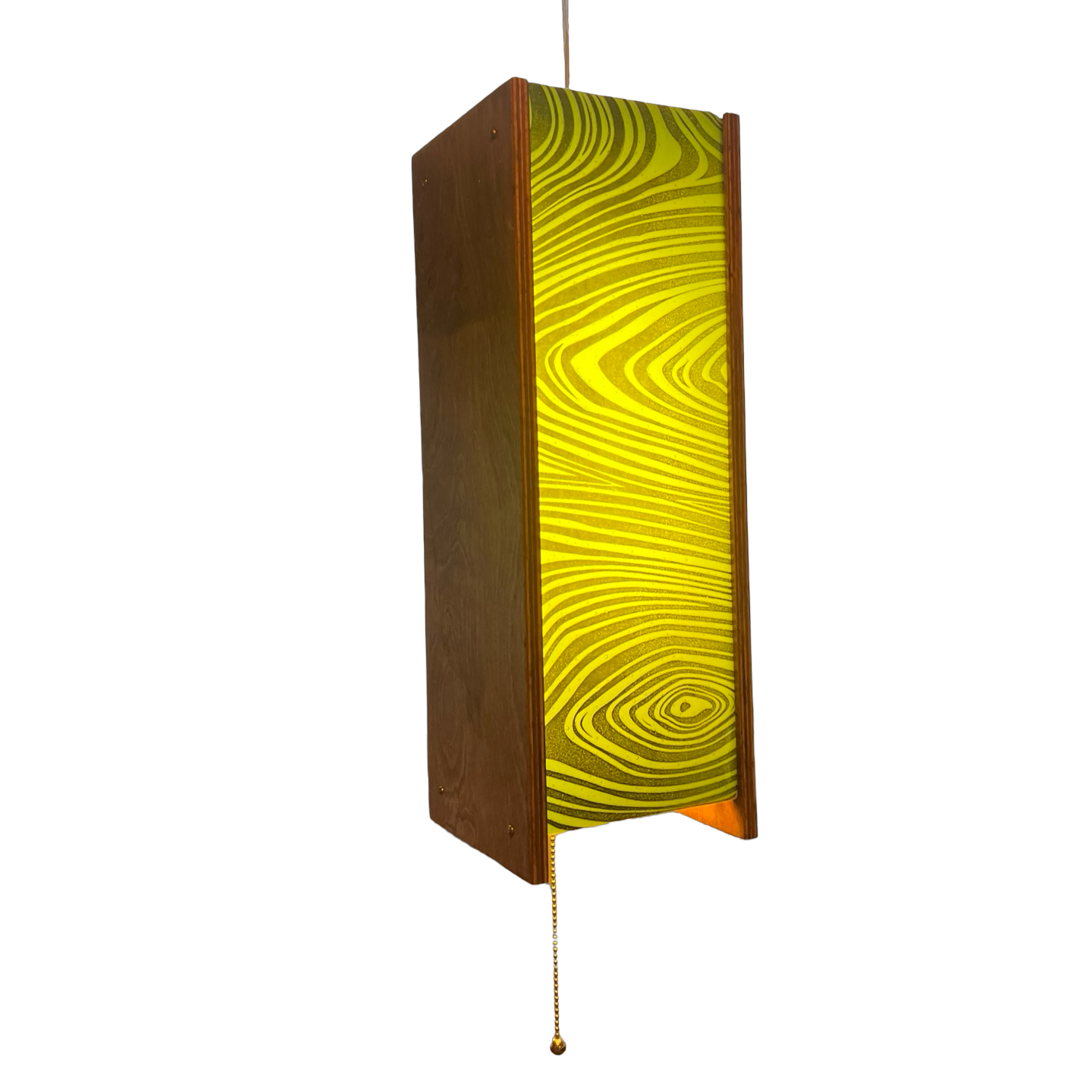Green Wood Grain Motif 18" Story Light