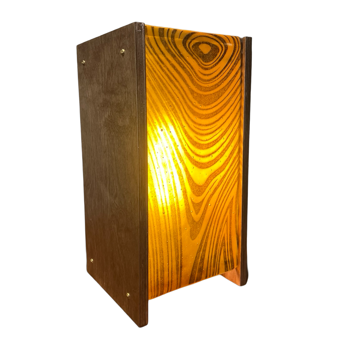 Amber Wood Grain 12" Story Light