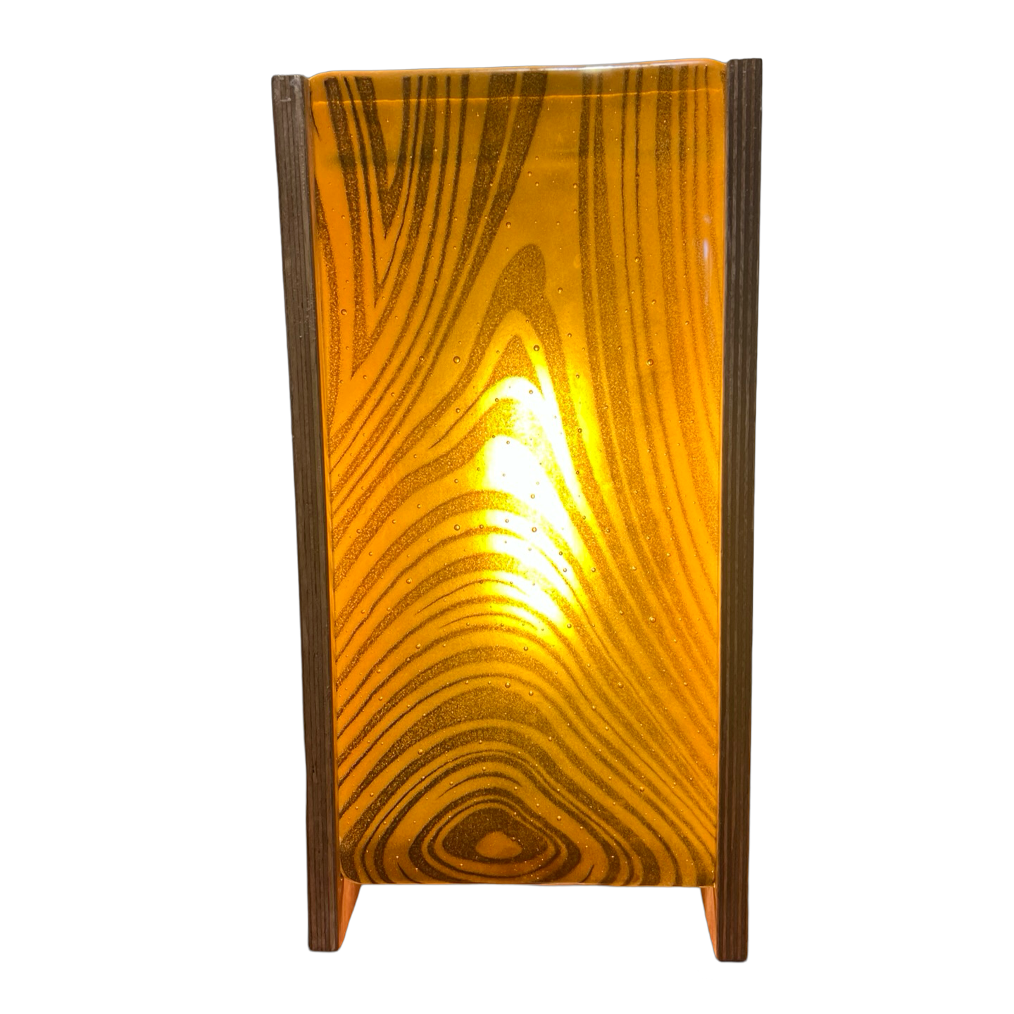 Amber Wood Grain 12" Story Light