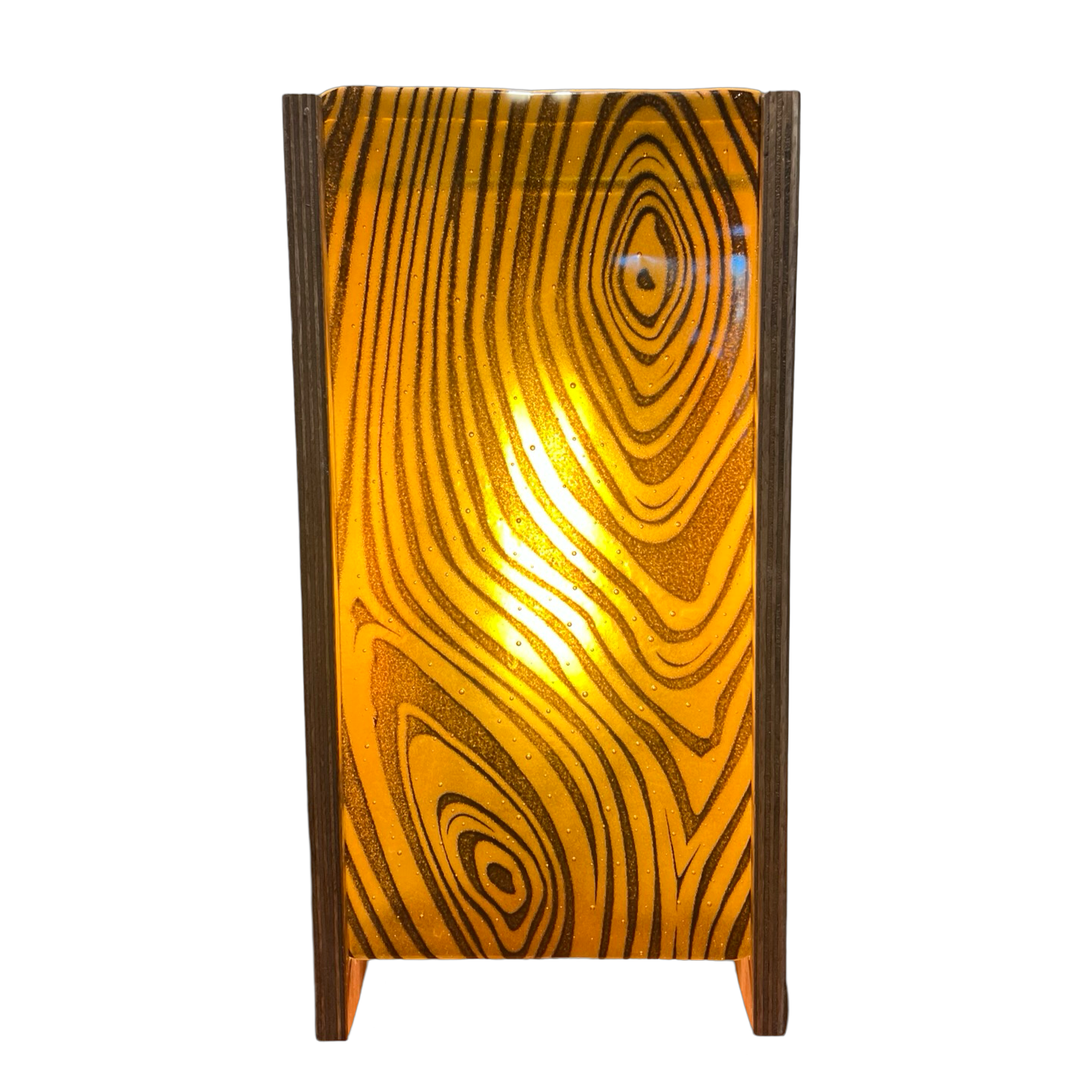 Amber Wood Grain 12" Story Light