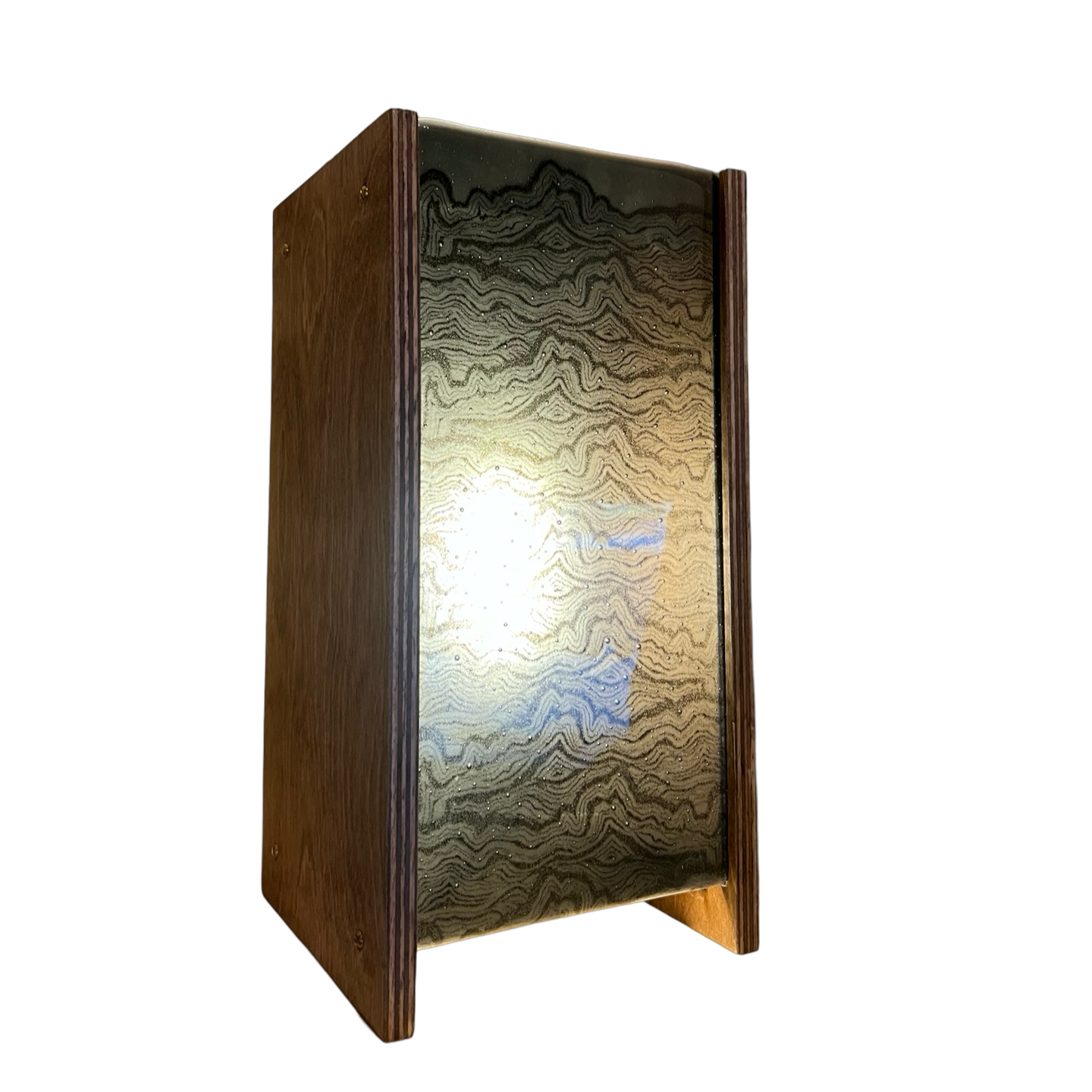 Grey Smoke Wave Pattern 12" Story Light