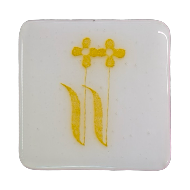 Yellow Flower Coasters