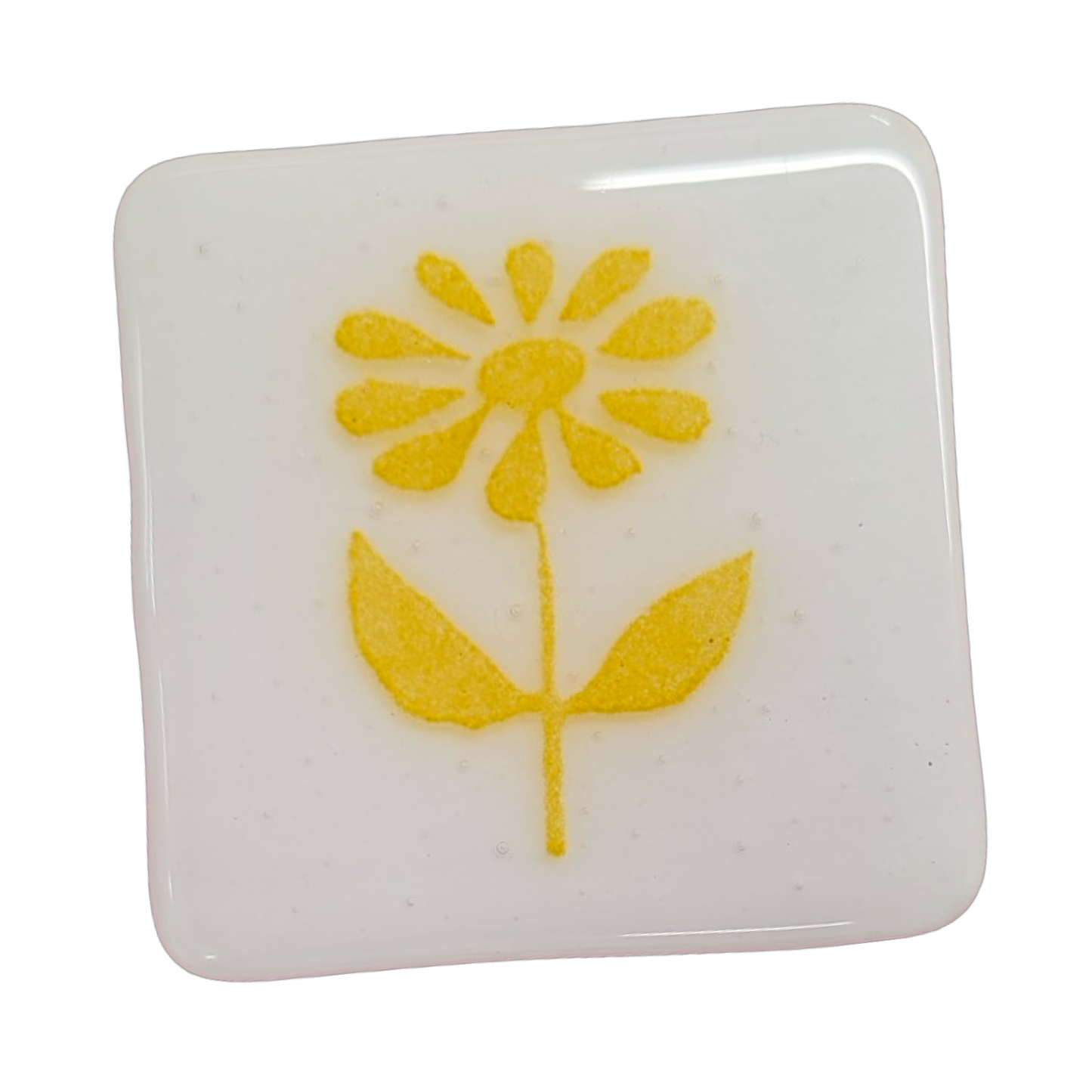 Yellow Flower Coasters