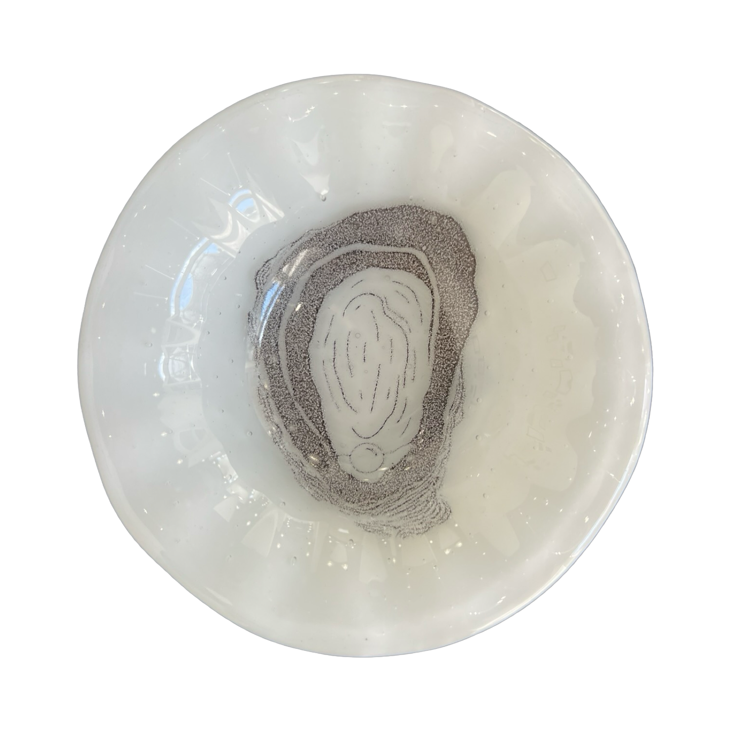 Rippled Oyster Mignonette Dish