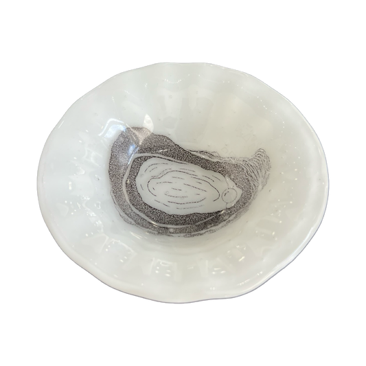 Rippled Oyster Mignonette Dish