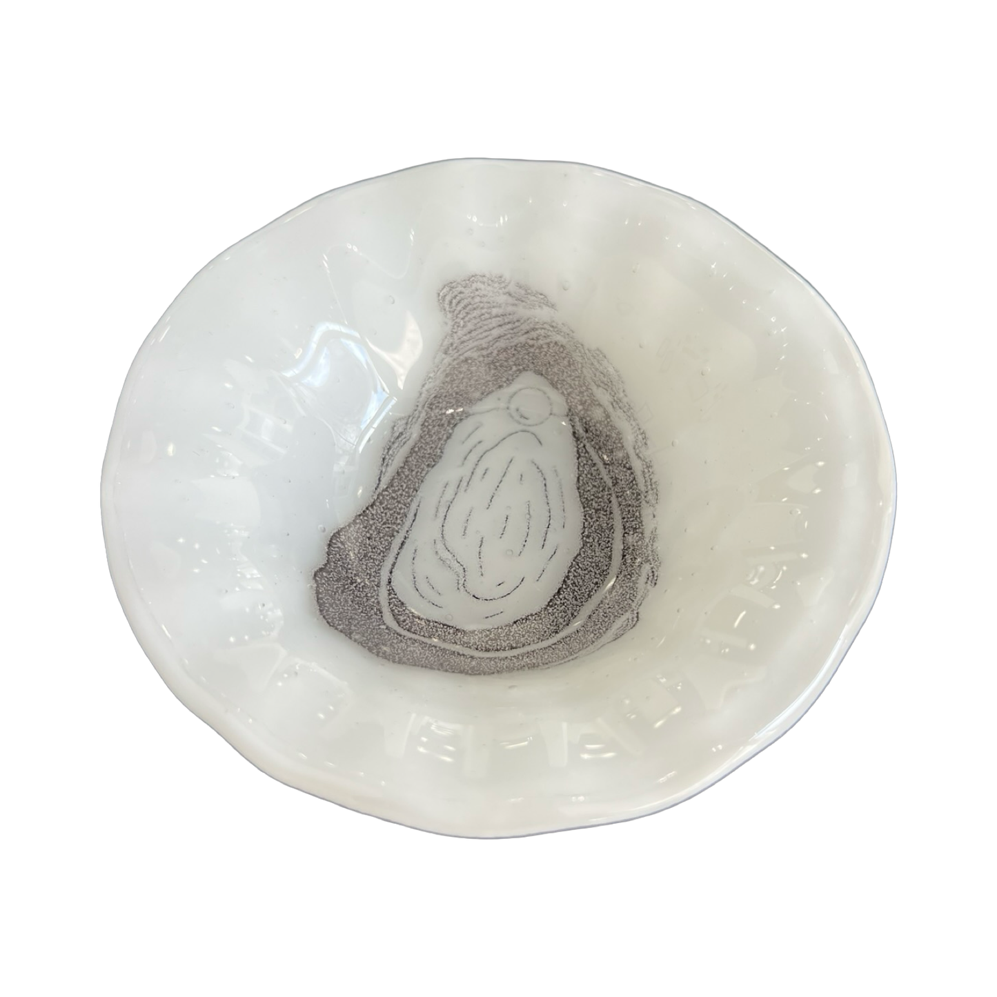 Rippled Oyster Mignonette Dish