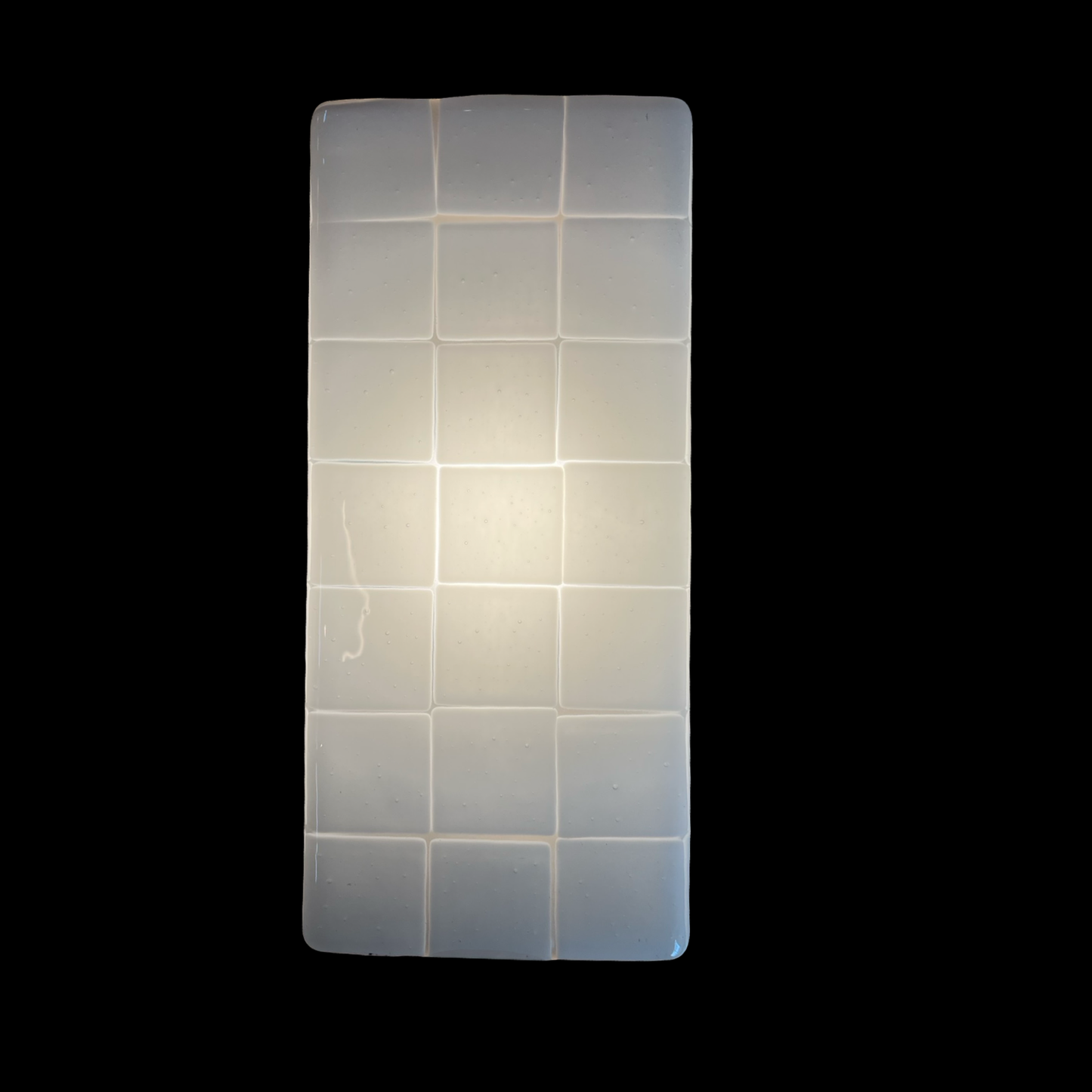 White Mosaic Sconce