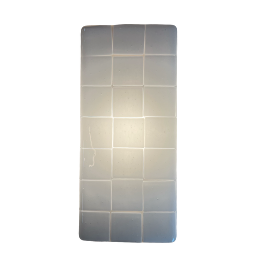 White Mosaic Sconce