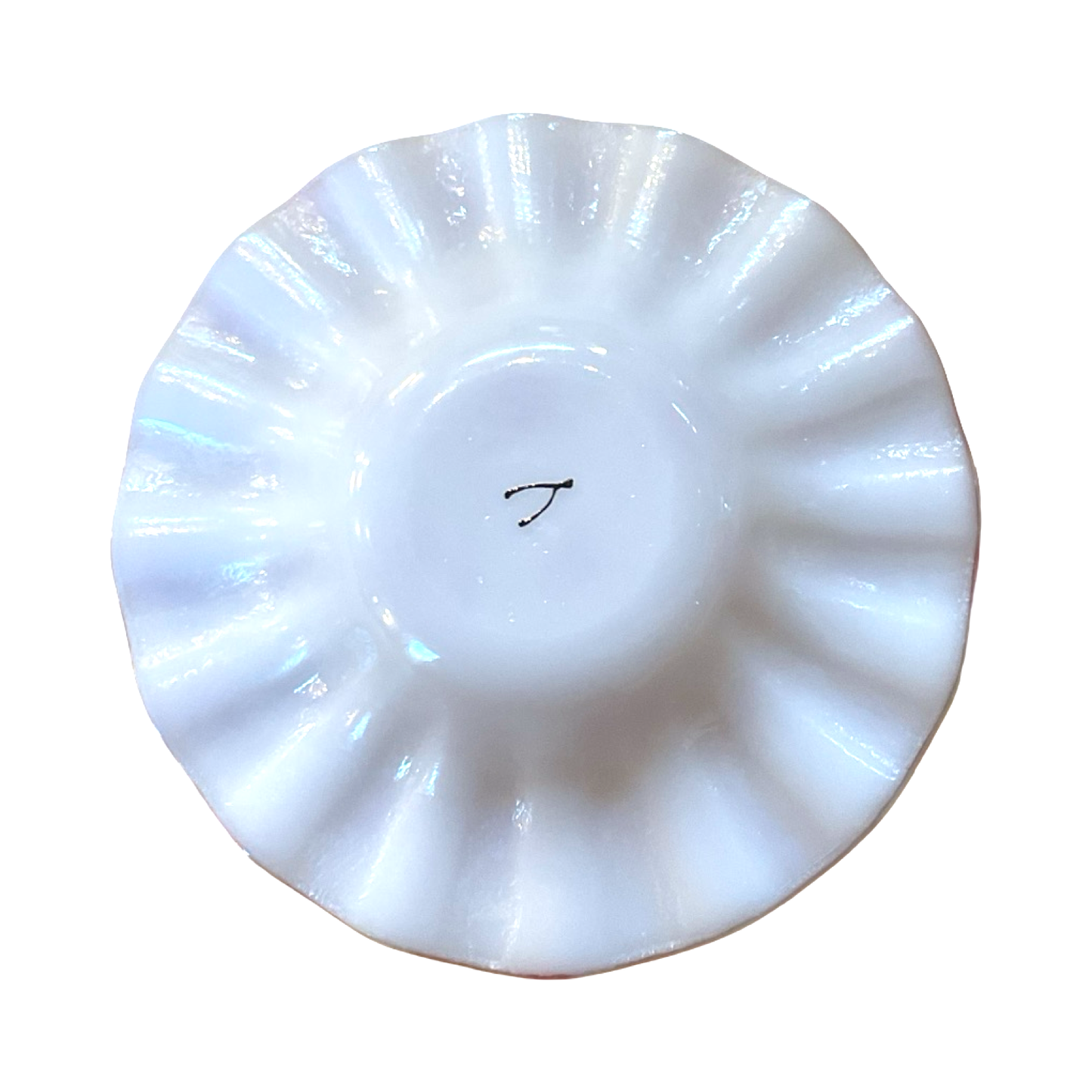 Rippled Glass Bowl