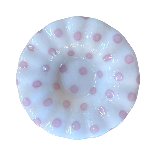 Rippled Glass Bowl