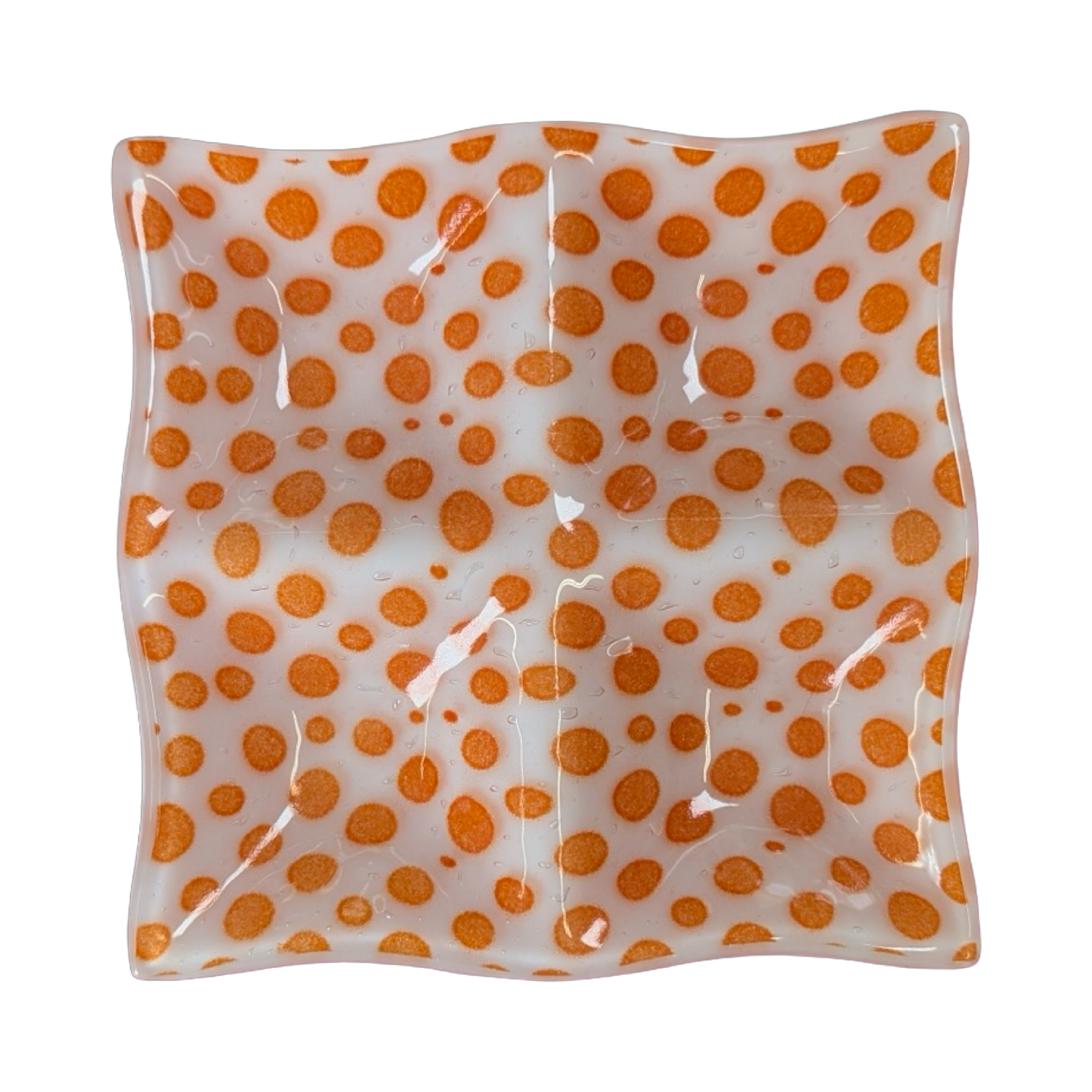 Polka Dot Quad Dish