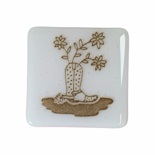 Flowering Boot Coasters