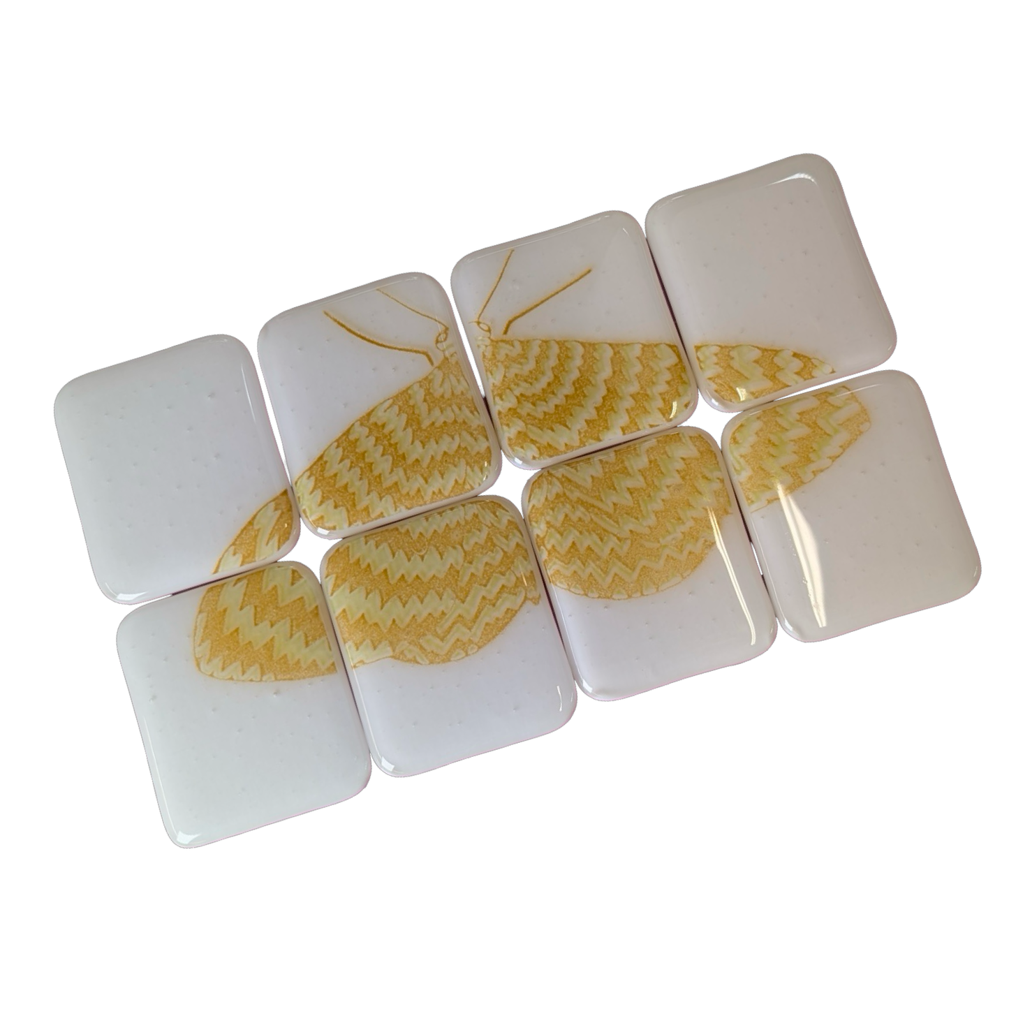Moth Puzzle Coaster Set