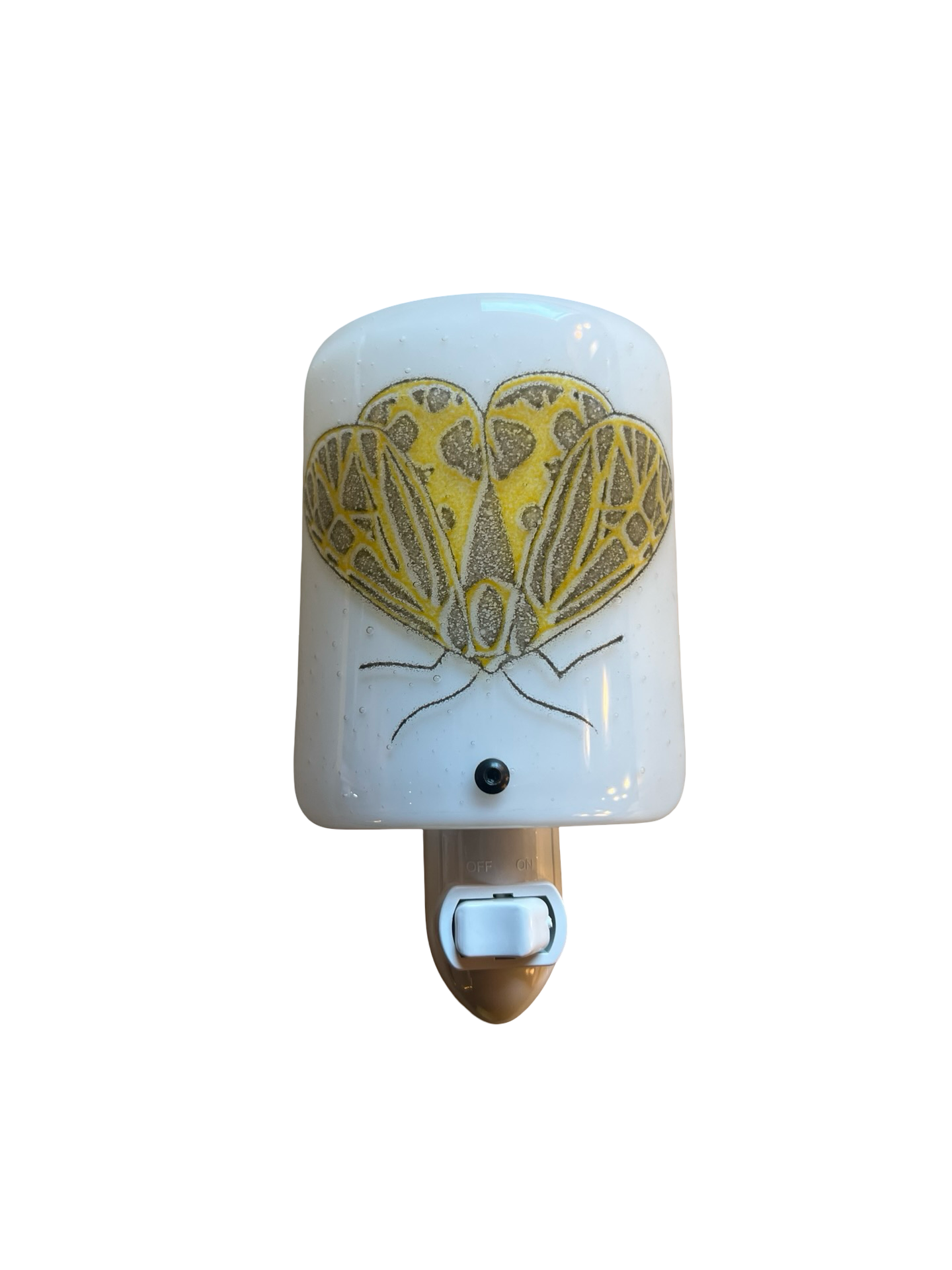 Yellow Big Ol' Moth Nightlight